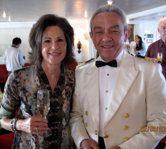 Susan and Lech at Captain's Dinner